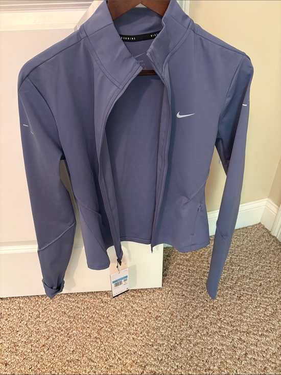 Nike Jackets & Blazers - Nike Women's Lavender Full-Zip Bomber Jacket
